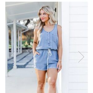 NWT* Chambray Romper